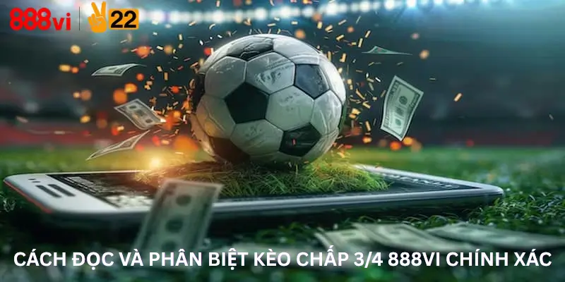 Cách đọc và phân biệt kèo chấp 3/4 888Vi chính xác